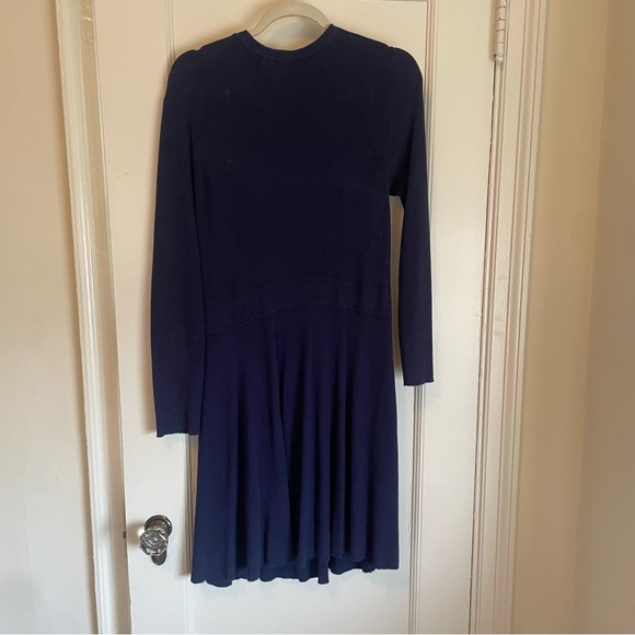 Maison Jules Womens Ribbed Sweater Dress with Buttons - size L - Picture 10 of 11